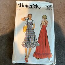 Vintage 70s Butterick 4200 Misses Dress SZ 10 picture