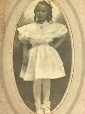 CC7 Cabinet Card Girl 1890-1900's Portrait picture
