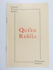 1959 The Queen and the Rebels Stafford Players John Denison Jeanne Edwards picture