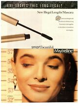 Maybelline Smart Beautiful Illegal Lengths Vintage 1988 Print Advertisement picture