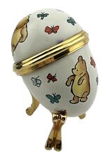 Rare Halcyon Days Enamels Winnie the Pooh Egg Shaped Box Disney Classic In Box picture