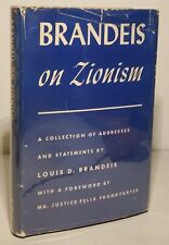 Brandeis On Zionism - A Collection Of Addressses and Statesments 1942 RARE picture