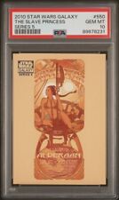 2010 Topps Star Wars Galaxy Series 5 #65 The Slave Princess PSA 10 POP 3 picture