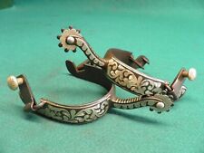 NICE GOOD PAIR OF WESTERN COWBOY SPURS picture