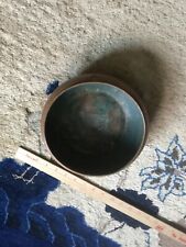 Vintage /Antique Copper Alms Low bowl meditation artifact 9”D picture