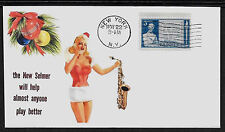 1957 Selmer Mark VI 6 Tenor & Sexy Lady Featured on Collector's Envelope *A202 picture