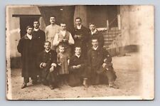 RPPC Postcard European Group Portrait Men and Small Girl picture
