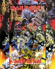 1980s Iron Maiden Eddie the Head Heavy Metal Rock Collage Art 8x10 Photo picture