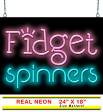 Fidget Spinners Neon Sign | Jantec | 24
