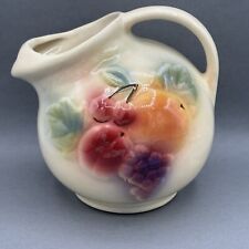 VTG Shawnee USA Tilt Ball Pitcher With Ice Lip, Fruit Pattern # 80 Made In USA picture