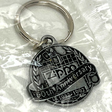 Vintage Zippo Key Chain 60th Anniversary 1932-1992 Bradford PA Made in USA New picture