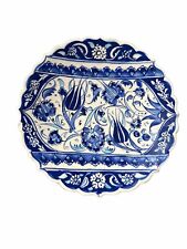 Handmade Blue & White Floral Turkish Decorative Dish Plate picture