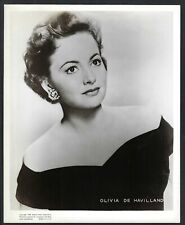 OLIVIA DE HAVILLAND ACTRESS VINTAGE 1956 ORIGINAL PHOTO picture