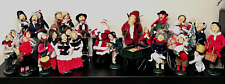 Byers Choice Vintage Lot Christmas Carolers with accessories Set of 28 picture
