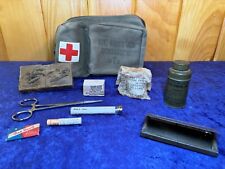 Vintage ww2/korea medical kit with some contents picture