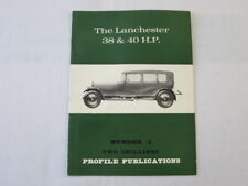 Vintage Lanchester 38 & 40 HP Car Profile Publications Book Brochure  picture