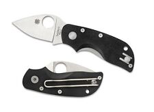 Spyderco Chicago Small Pocket Knife Plain Edge G10 Handle CTS BD1N C130GP picture
