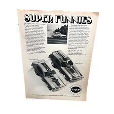 1973 COX Super Funnies Pinto and Vega Original Print Ad Vintage Funny Car Racing picture