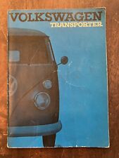 Vintage ORIGINAL 1960-1964 Volkswagen VW Transporter VAN Bus INSTRUCTION MANUAL picture