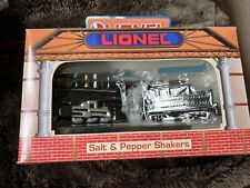 Lionel Train Ornament 1999 Enesco  Salt & Pepper Shakers Set W/cert Not Used picture