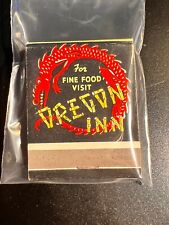 MATCHBOOK - OREGON INN - CHINESE FOOD - DRAGON - MILWAUKEE, WI - UNSTRUCK picture