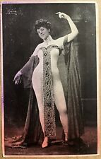 Exotic Dancer Pretty Girl Sexy Lady Risqué Fashion Vintage Postcard c1910 picture