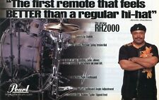 2002 small Print Ad of Pearl RH2000 Remote Hi-Hat Stand w Dennis Chambers picture