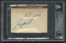 Tina Louise signed autograph 3x4 cut Ginger Grant on Gilligan's Island BAS Slab picture