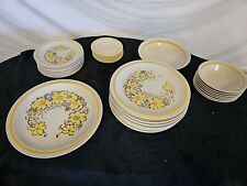 Statastone Sunnydale Vintage Stoneware Japan Plates Bowls Set Vintage 30 Peice  picture