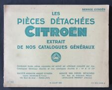 1933 Citroen 8CV 10 HP 15HCV Spare Parts Catalog picture