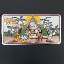 Disney CORONADO SPRINGS RESORT Metal License Plate 1997 Sealed Mickey Goofy picture