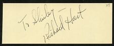 Richard Hart d1951 signed autograph auto 2x5 cut Actor in Green Dolphin Street picture
