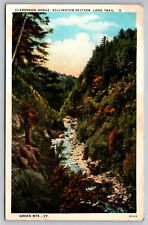 1930 Clarendon Gorge. Killington Section. Long Trail. Vermont Vintage Postcard picture