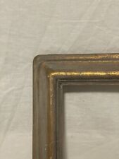 ANTIQUE FITs 12”x16” CARVED GOLD GILT ARTS & CRAFTS ROUNDED CORNER PICTURE FRAME picture