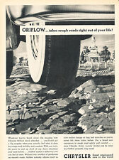1951 Chrysler Oriflow Shock - Original Advertisement Car Print Ad J518 picture