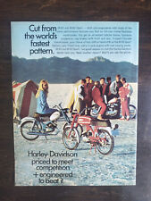 Vintage 1968 Harley Davidson M-65 Sport Motorcycle Full Page Original Ad 1223 picture