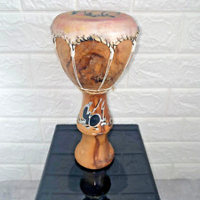 Collectors African Wooden Djembe Drum picture