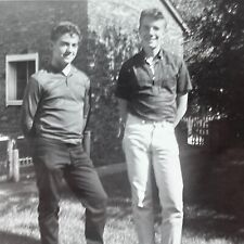 TB Photograph Young Men In Yard 1950's picture