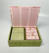 Anna Griffin Maime Double Deck Playing Cards CC3-5905 Pink Green Creative Papers picture