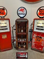 Rustoration 1950’s MOBIL GASOLINE Tokheim Gas Pump w/ Shelves -  Mancave Decor picture