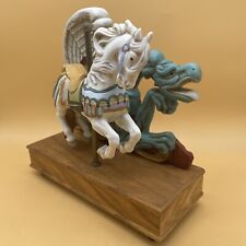 Carousel Waltz Melodies Dragon Galloper with Carousel Horse Music Box  Vintage picture