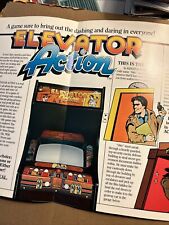 11-8 1/4'' 1983 Original Taito Elevator, Action arcade  game  FLYER AD picture