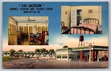 Winchester VA - Lee-Jackson - Texaco Station and Tourist Court - Rt 50 picture