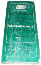 OCTOBER 1968 PENN CENTRAL SOUTHERN REGION EMPLOYEE TIMETABLE #2 picture