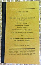 August 1952 Agreement Between New York Central Railroad Boston Albany Michigan picture