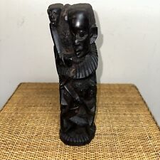 African Makonde Family Tree of Life Wood Hand Carved Sculpture Made In Kenya picture