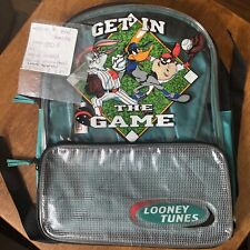 RARE SAMPLE Vintage 90's Looney Tunes Backpack WB Bugs Daffy Taz Prototype picture