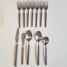 MCM stainless 12 serving flatware pieces Japan MATADOR Spoons Forks + picture