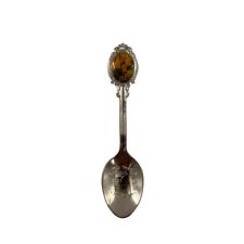 Vintage Souvenir Spoon US Collectible New York City Silver Played Collectible picture