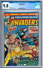 Invaders 3 CGC Graded 9.8 NM/MT White Marvel Comics 1975 picture